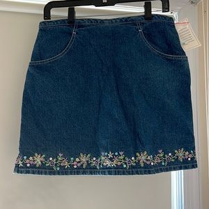 New with tags! LA Blues Jean skort